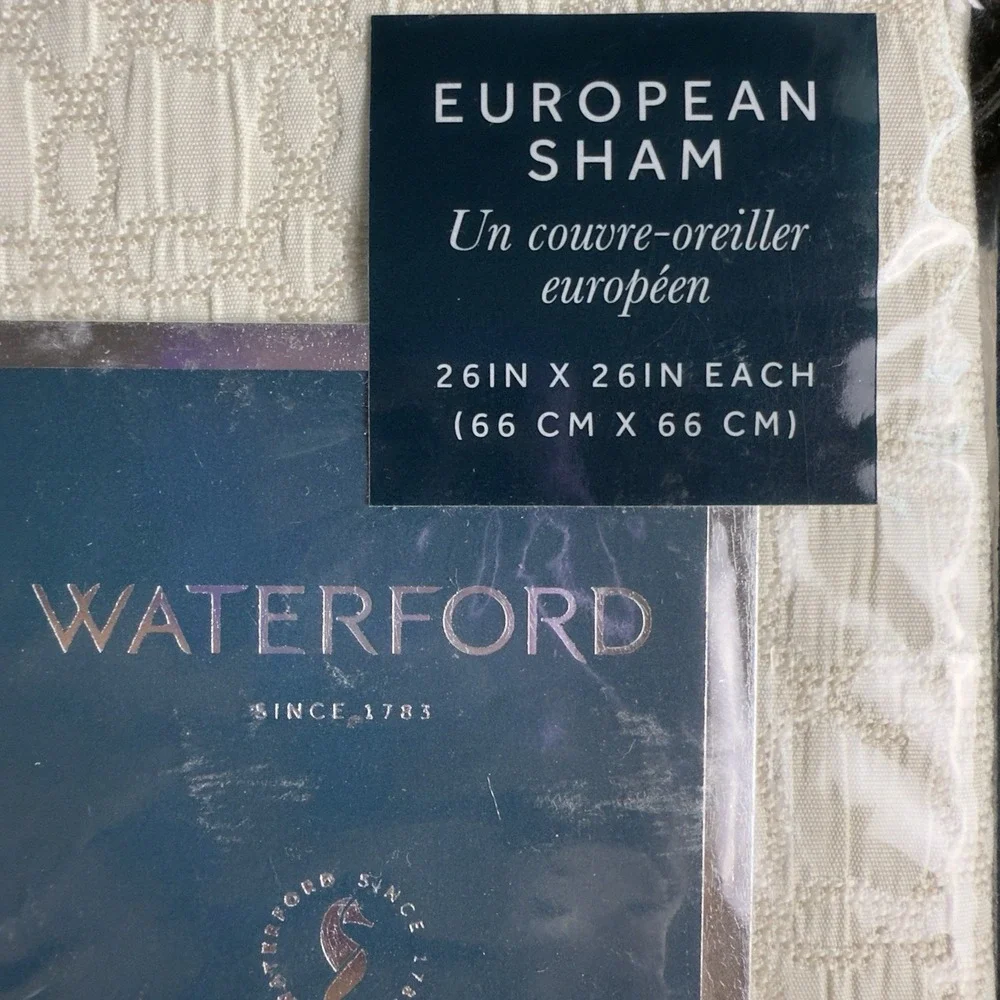 Waterford Annalise Gold Euro Sham 26 X 26 New‎